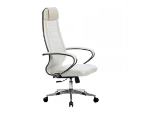 Кресло МЕТТА-28 MPES подл.117/осн.004 Экокожа, Белый images