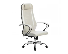 Кресло МЕТТА-30 MPES подл.117/осн.003 Экокожа, Белый images