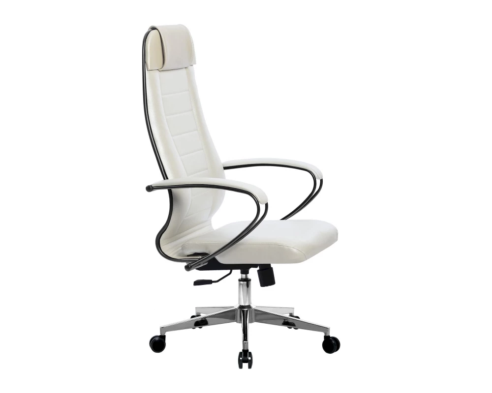 Кресло МЕТТА-30 MPES подл.117/осн.004 Экокожа, Белый