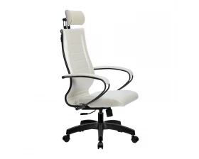 Кресло МЕТТА-32 MPES подл.117/осн.001 Экокожа, Белый images