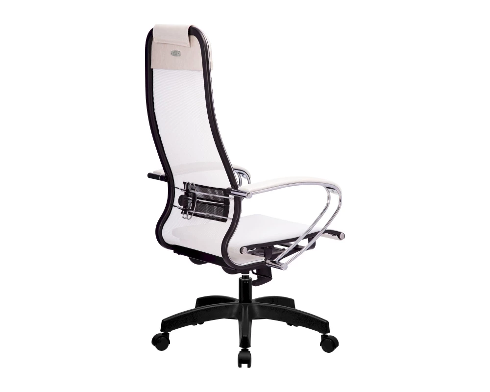 Кресло МЕТТА-4 MPRU подл.131/осн.001 Сетка, Белый