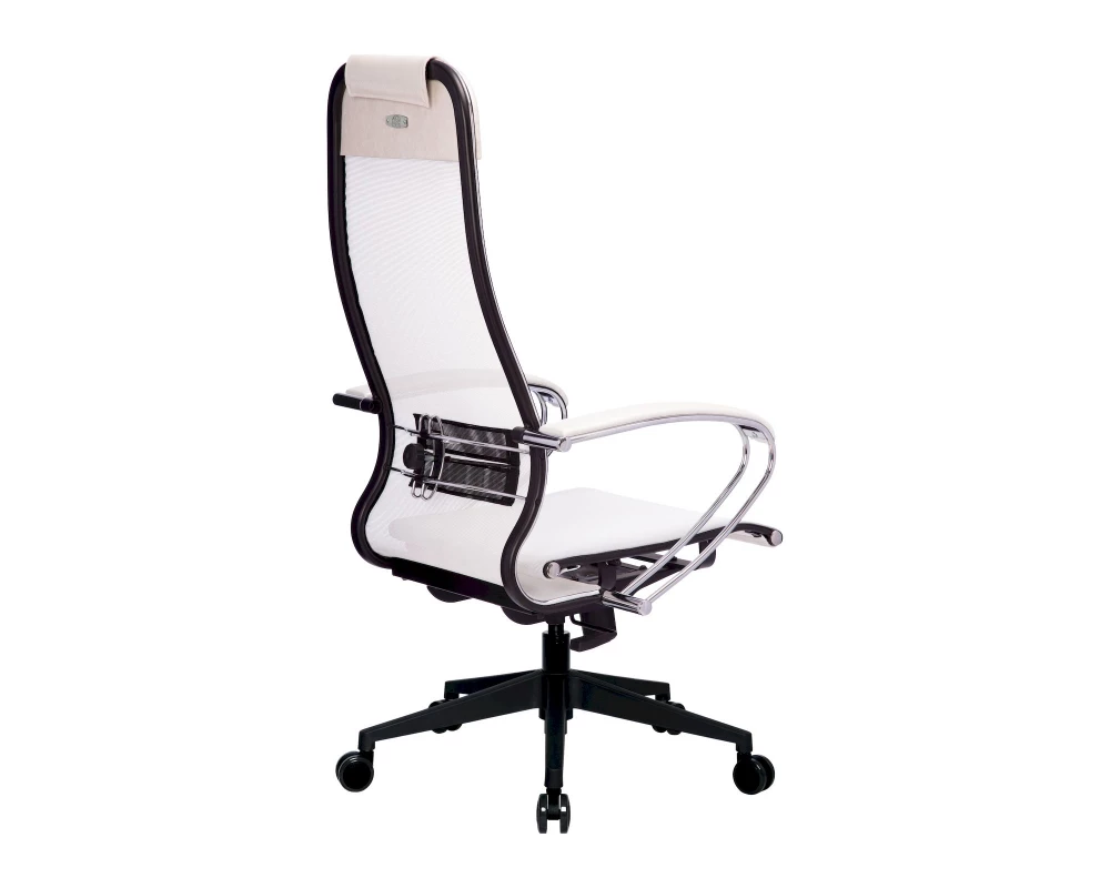 Кресло МЕТТА-4 MPRU подл.131/осн.002 Сетка, Белый