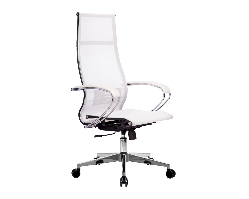 Кресло МЕТТА-7 MPRU подл.131/осн.004 Сетка, Белый