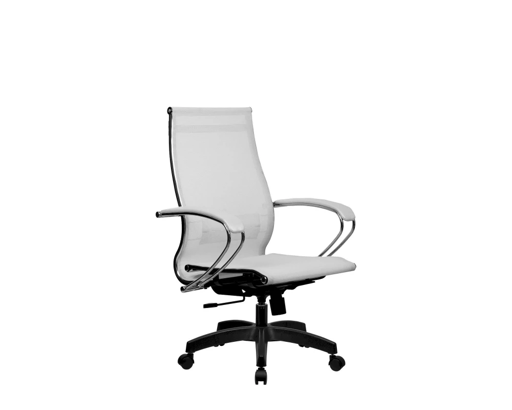 Кресло МЕТТА-9 MPRU подл.131/осн.001 Сетка, Белый