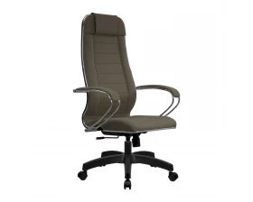 Кресло МЕТТА B 1m 32P подл.127/осн.001 Ткань, Коричневый images