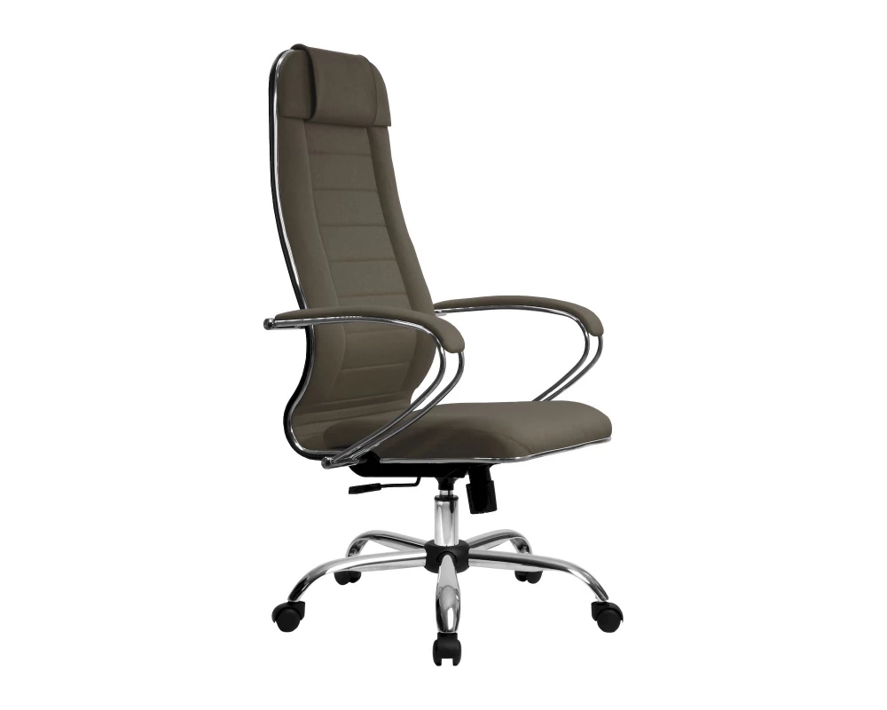 Кресло МЕТТА B 1m 32P подл.127/осн.003 Ткань, Коричневый