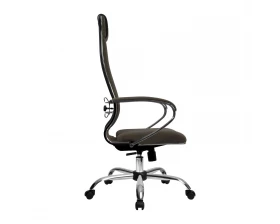 Кресло МЕТТА B 1m 32P подл.127/осн.003 Ткань, Коричневый images