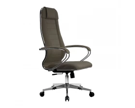 Кресло МЕТТА B 1m 32PF подл.127/осн.004 Ткань, Коричневый images