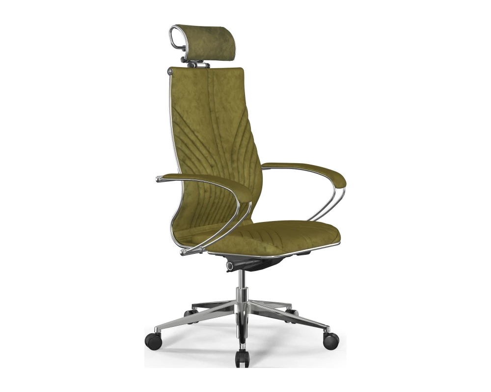 Кресло Samurai B2-13K M26.B32.G25.W03 Велюр, Оливковый