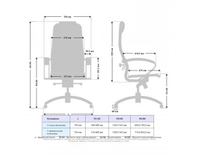 Кресло Samurai K-1.04 MPES Экокожа, Белый images
