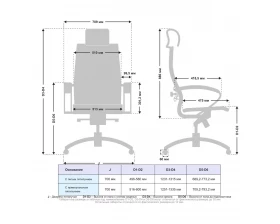 Кресло Samurai K-2.05 MPES Экокожа, Белый images