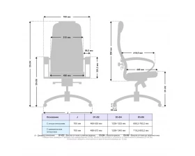 Кресло Samurai KL-1.041 MPES (мелкий ромб) Экокожа, Белый images