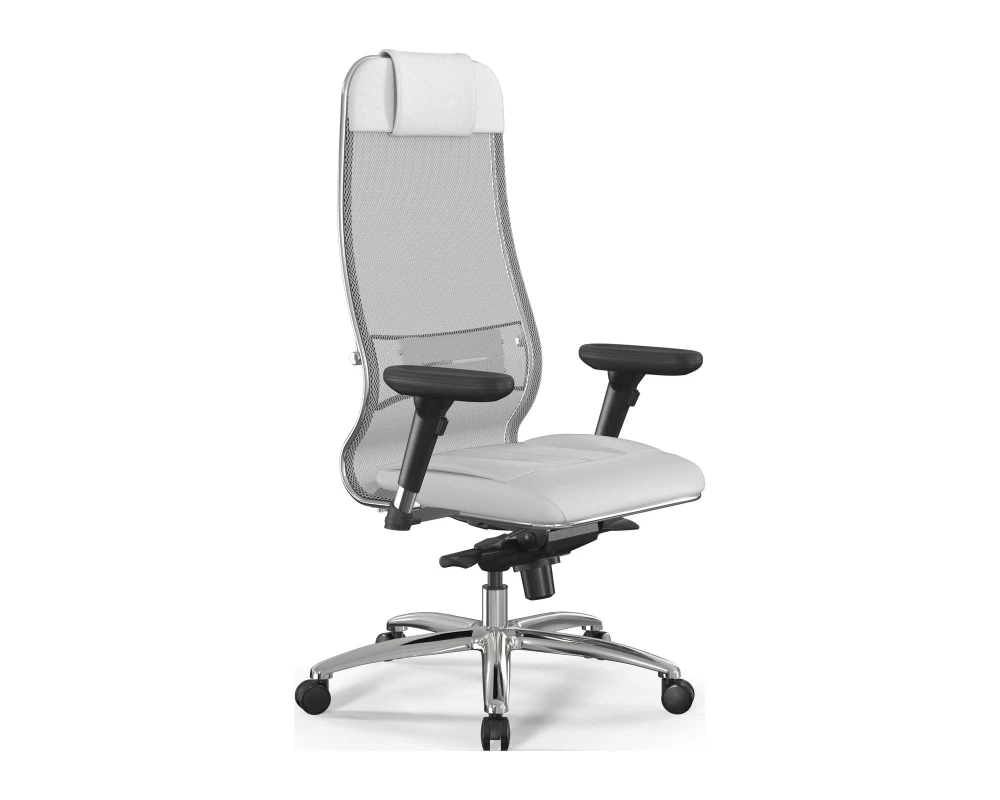 Кресло Samurai L1-2D M06.B31.G04.W03 Сетка/Экокожа, Белый