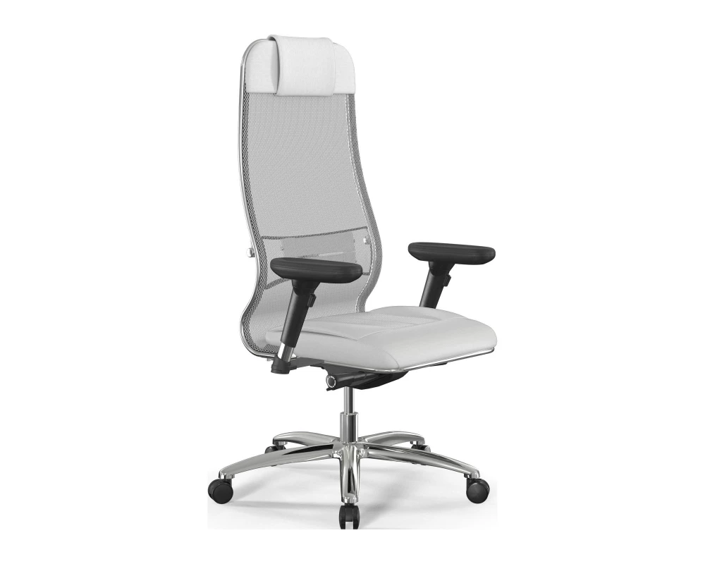 Кресло Samurai L1-2D M26.B31.G20.W03 Сетка/Экокожа, Белый