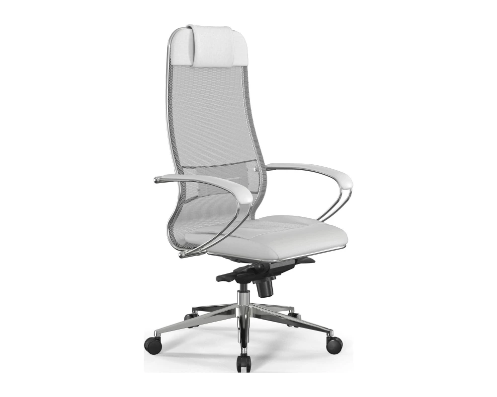 Кресло Samurai L1-2K M06.B32.G11.W03 Сетка/Экокожа, Белый