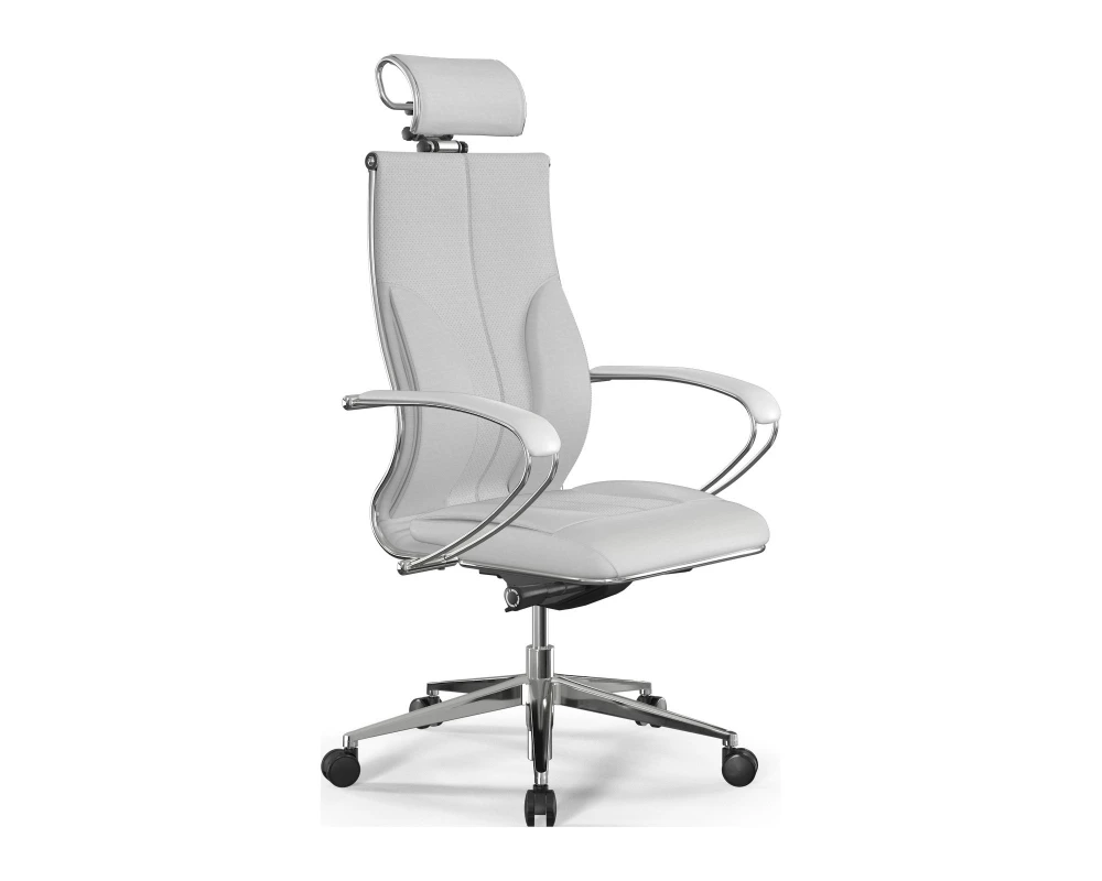 Кресло Samurai L2-11K M26.B32.G25.W03 Экокожа, Белый