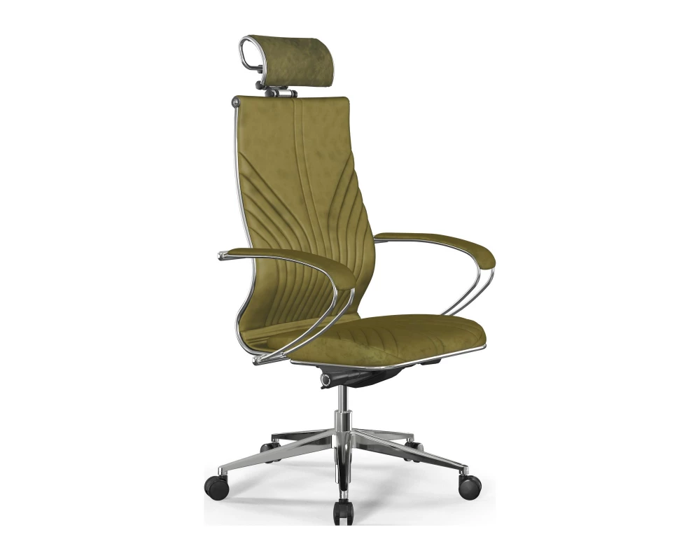 Кресло Samurai L2-13K M26.B32.G25.W03 Велюр, Оливковый