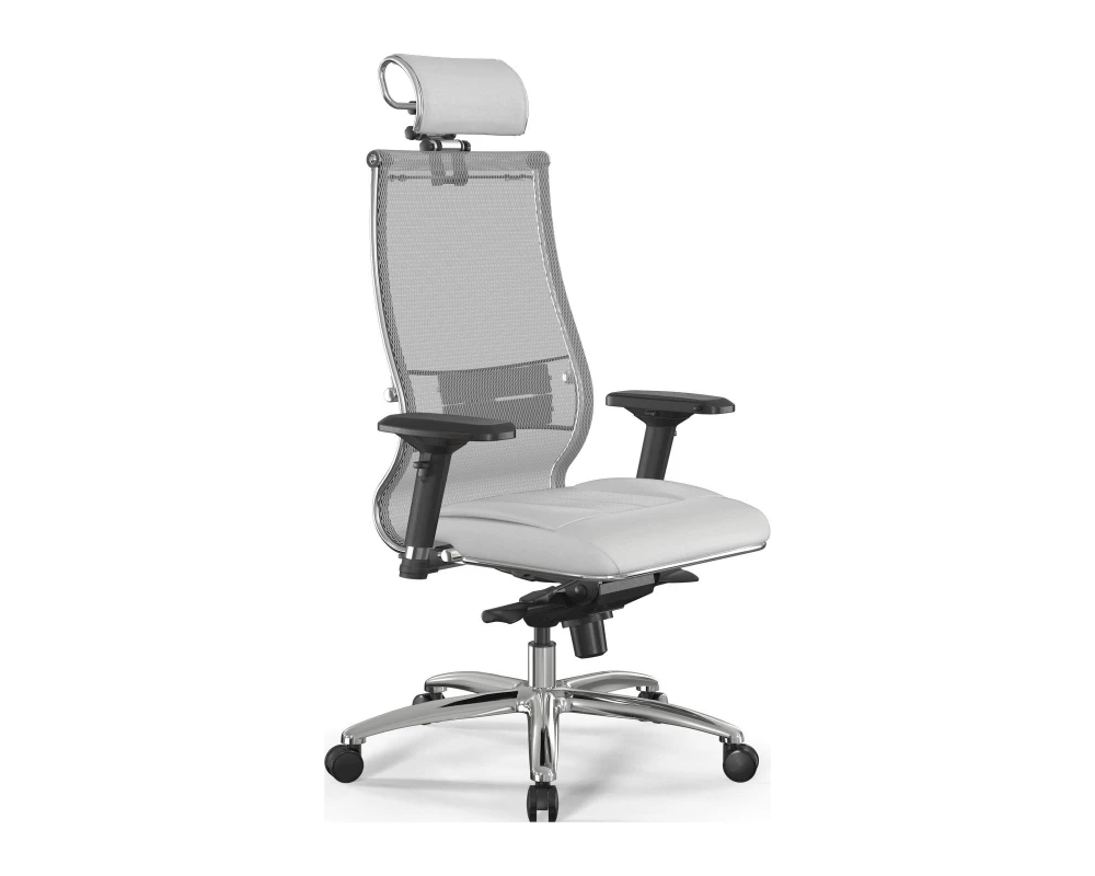 Кресло Samurai L2-6D M06.B31.G04.W03 Сетка/Экокожа, Белый