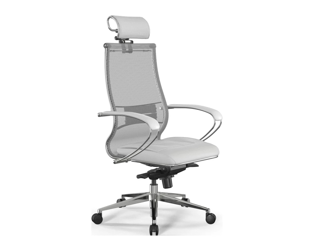 Кресло Samurai L2-6K M06.B32.G11.W03 Сетка/Экокожа, Белый