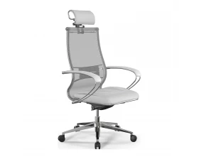 Кресло Samurai L2-6K M26.B32.G25.W03 Сетка/Экокожа, Белый images