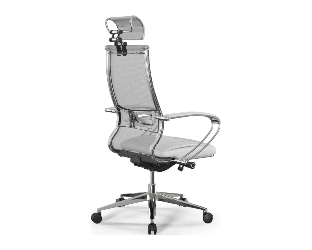Кресло Samurai L2-6K M26.B32.G25.W03 Сетка/Экокожа, Белый