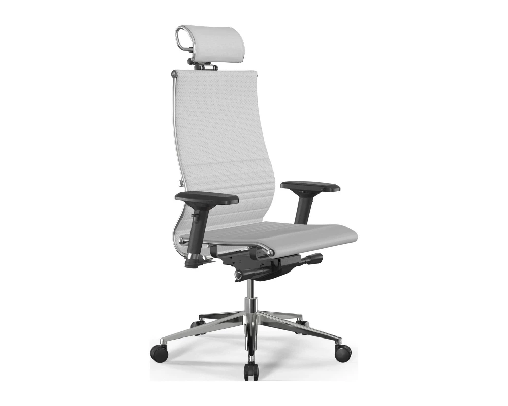 Кресло Samurai L2-7D M26.B32.G25.W03 Экокожа, Белый