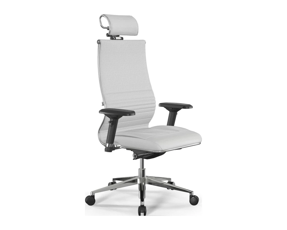 Кресло Samurai L2-8D M26.B32.G25.W03 Экокожа, Белый