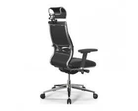 Кресло Samurai M3-11D M26.B32.G25.W03 (бежевая строчка) Экокожа, Черный images