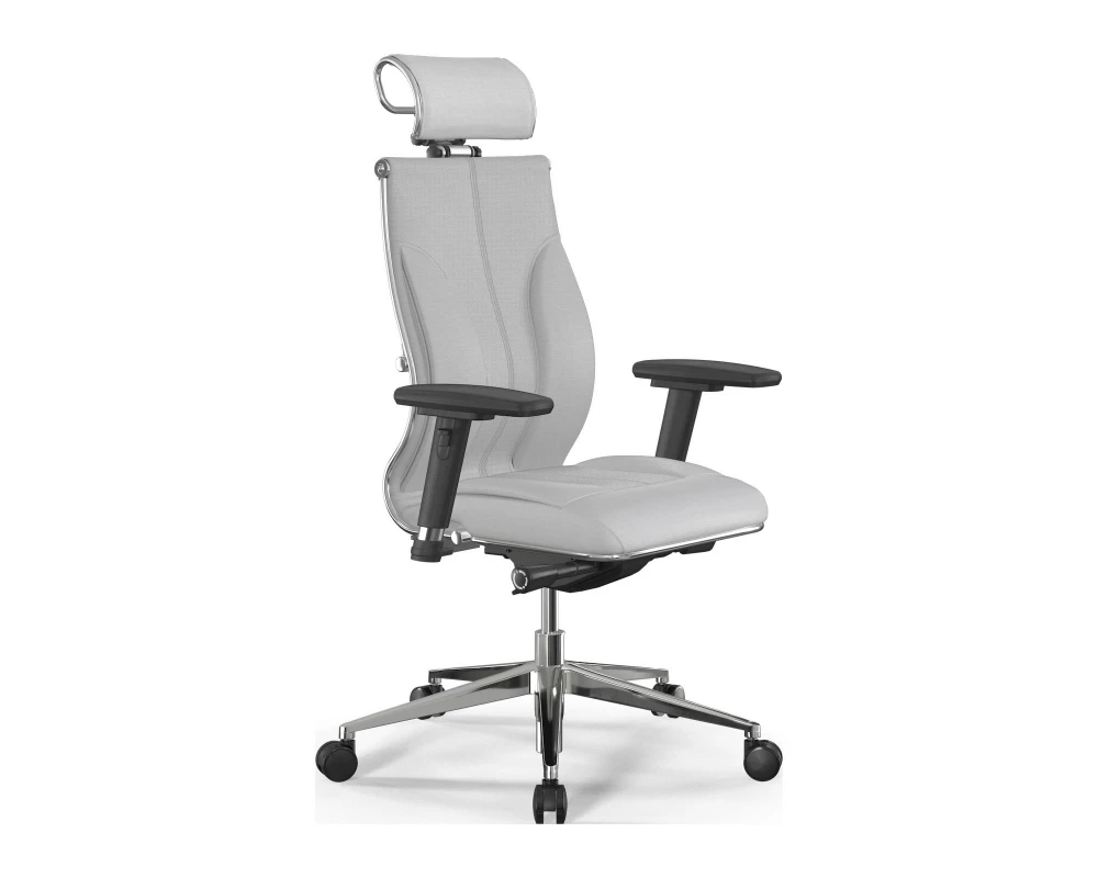 Кресло Samurai M3-11D M26.B32.G25.W03 Экокожа, Белый