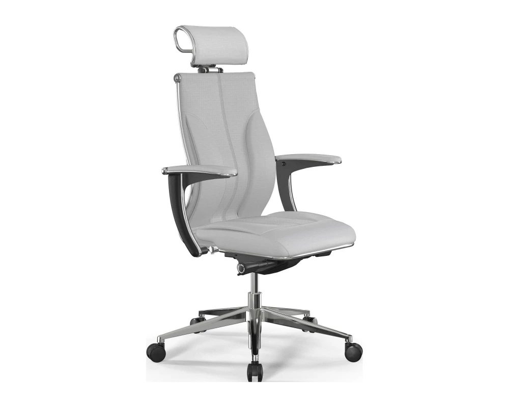 Кресло Samurai M3-11U M26.B32.G25.W03 (подл.2) Экокожа, Белый