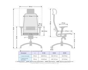 Кресло Samurai S-3.041 MPES Сетка, Белый images