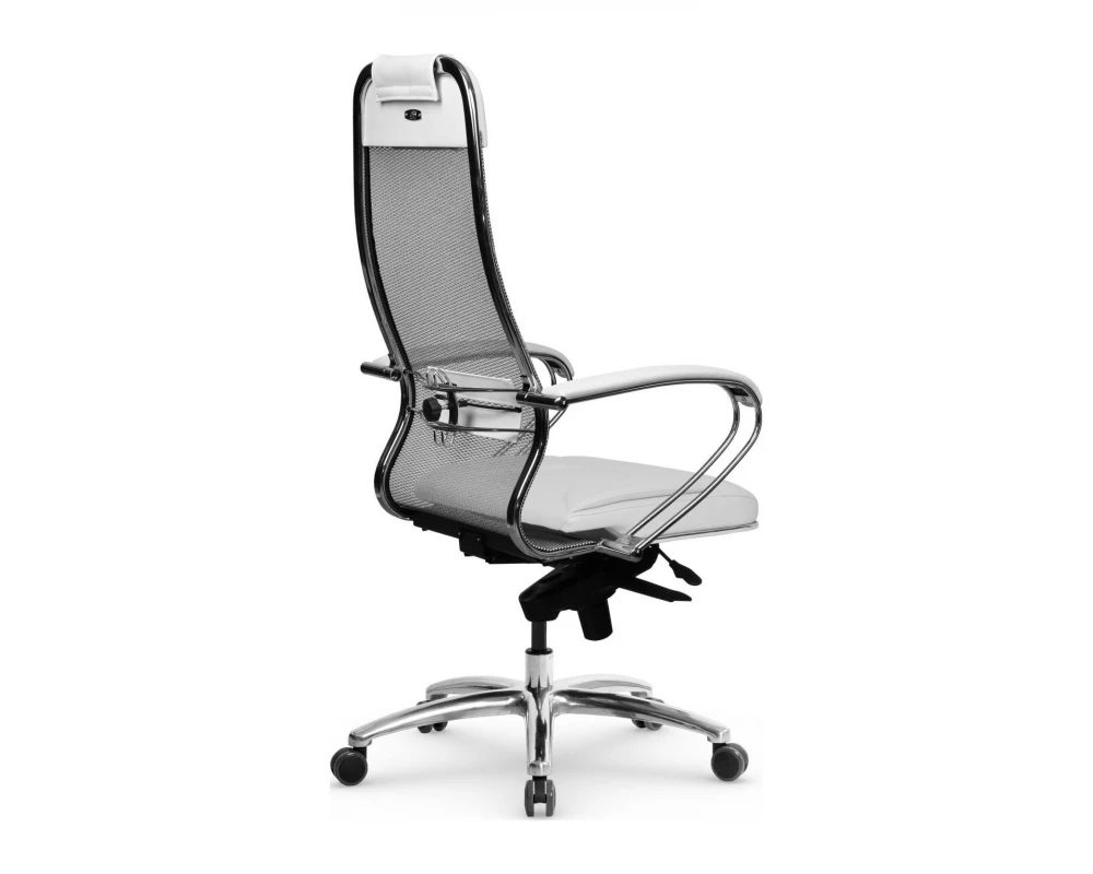 Кресло Samurai SL-1.04 MPES Сетка/Экокожа, Белый