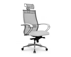 Кресло Samurai SL-2.051 MPES Сетка/Экокожа, Белый images