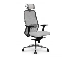 Кресло Samurai SL-3.041 MPES Сетка/Экокожа, Белый images