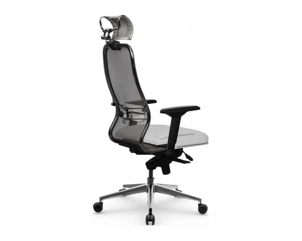 Кресло Samurai SL-3.041 MPES Сетка/Экокожа, Белый