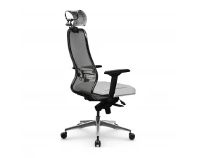 Кресло Samurai SL-3.041 MPES Сетка/Экокожа, Белый images