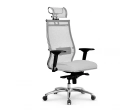 Кресло Samurai SL-3.05 MPES Сетка/Экокожа, Белый images