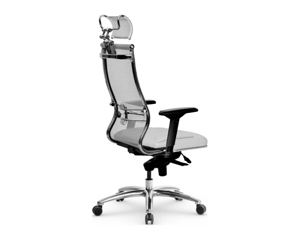 Кресло Samurai SL-3.05 MPES Сетка/Экокожа, Белый
