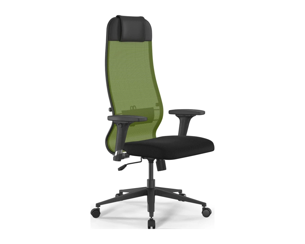 Кресло Sit 10 B1-111D M09.B11.G19.W02 Сетка, Зеленый/Черный