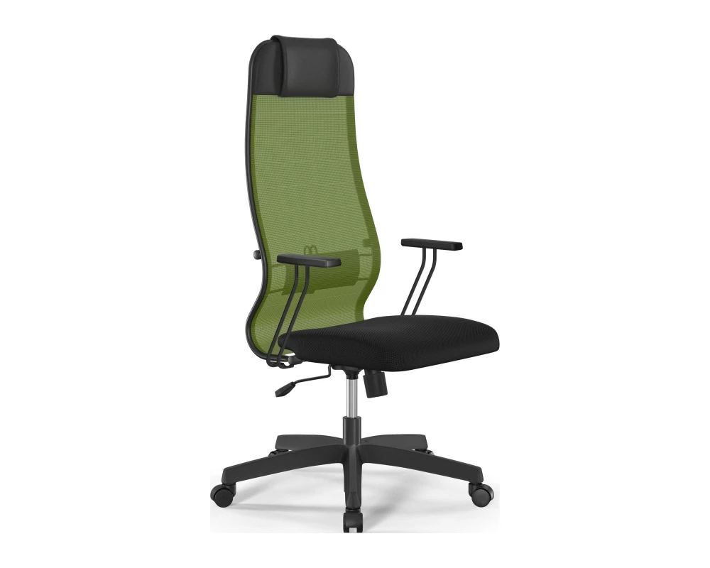 Кресло Sit 10 B1-111T M09.B02.G15.W01 Сетка, Зеленый/Черный