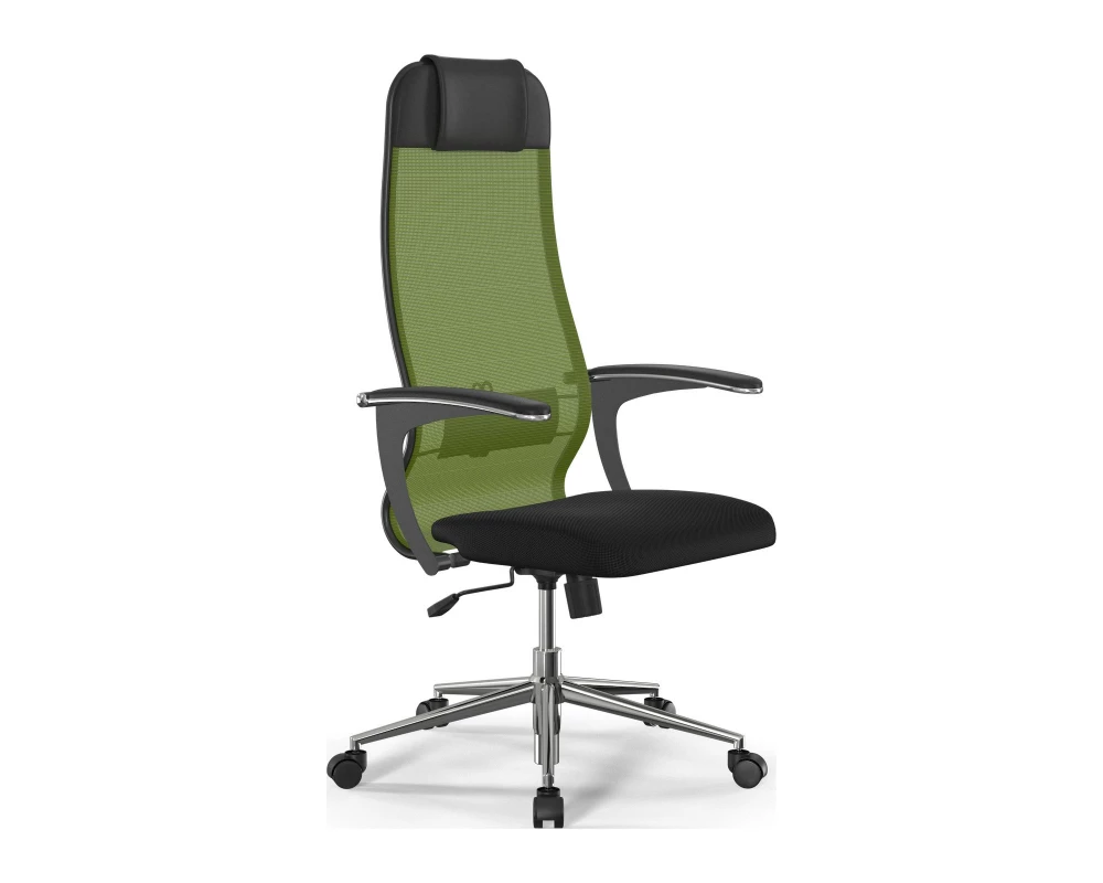 Кресло Sit 10 B1-111U M09.B23.G18.W01 Сетка, Зеленый/Черный