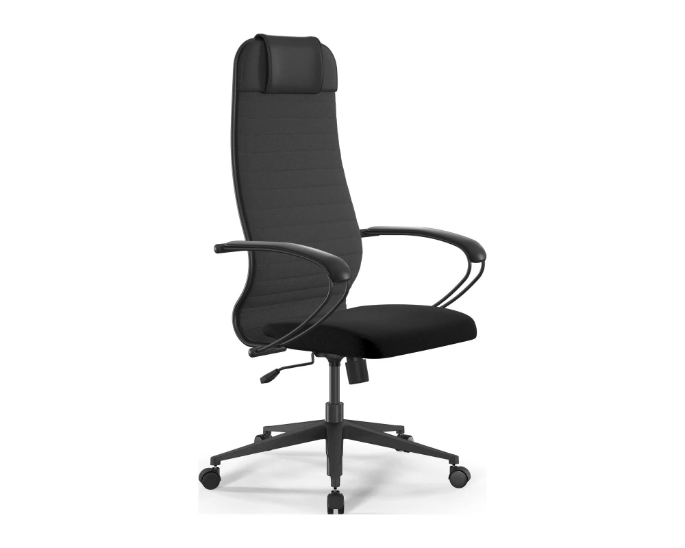 Кресло Sit 10 B1 M09.B11.G19.W02 (спинка и подл.2) Ткань, Темно-серый