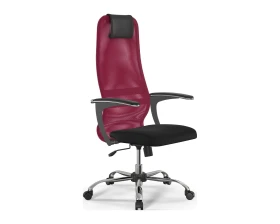 Кресло ErgoLife S 8 B1-8U M09.B21.G20.W01 Сетка, Красный/Черный images
