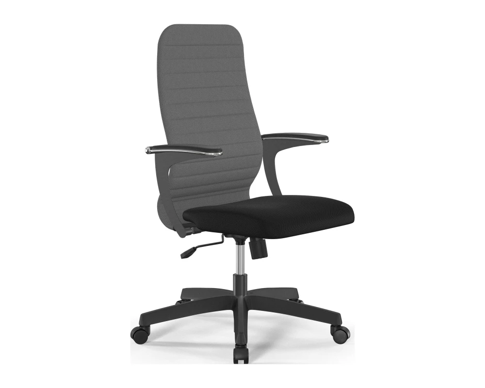 Кресло Sit 8 B2-10U M09.B02.G15.W01 Сетка, Светло-серый/Черный