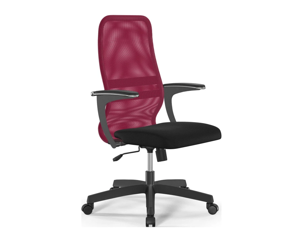 Кресло Sit 8 B2-8U M09.B02.G15.W01 Сетка, Красный/Черный