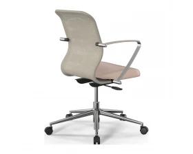 Кресло Sit 8 M4-9K M01.B23.G18.W02 Сетка/Экокожа, Светло-бежевый images