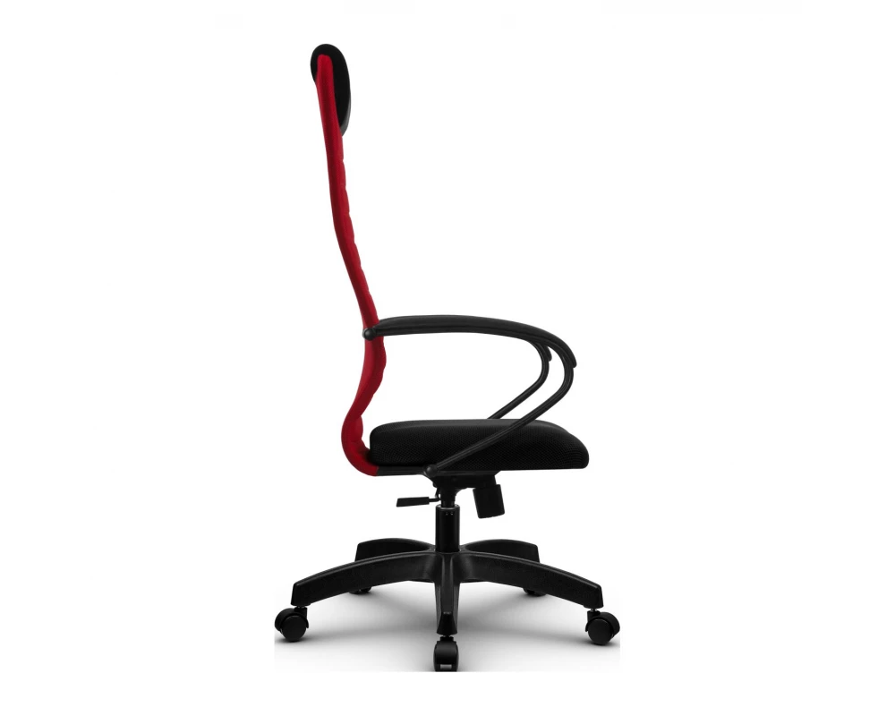 Кресло SU-B-10 подл.130/осн.001 Сетка, Красный/Черный