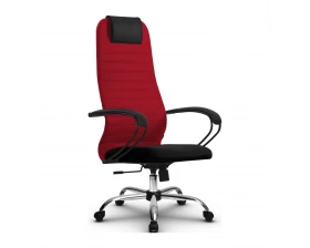 Кресло SU-B-10 подл.130/осн.003 Сетка, Красный/Черный images