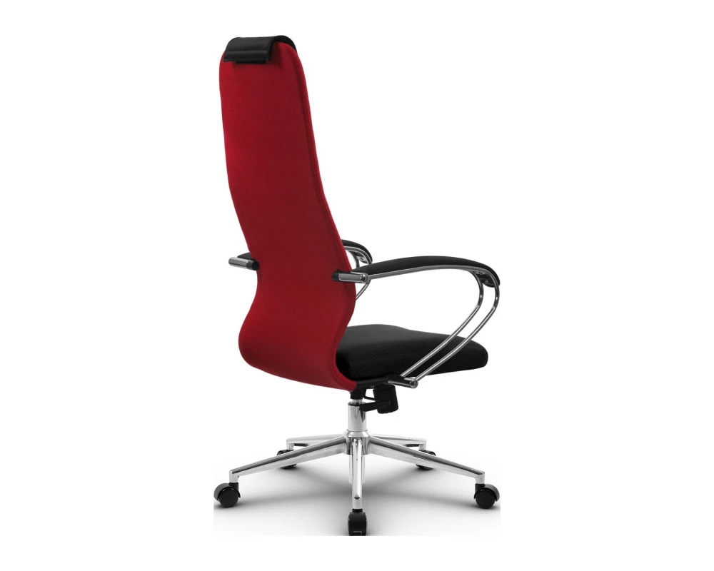 Кресло SU-B-10 подл.131/осн.009 Сетка, Красный/Черный