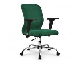 Кресло SU-Mr-4 Vivaldi подл.200/осн.006 Велюр, Зеленый images